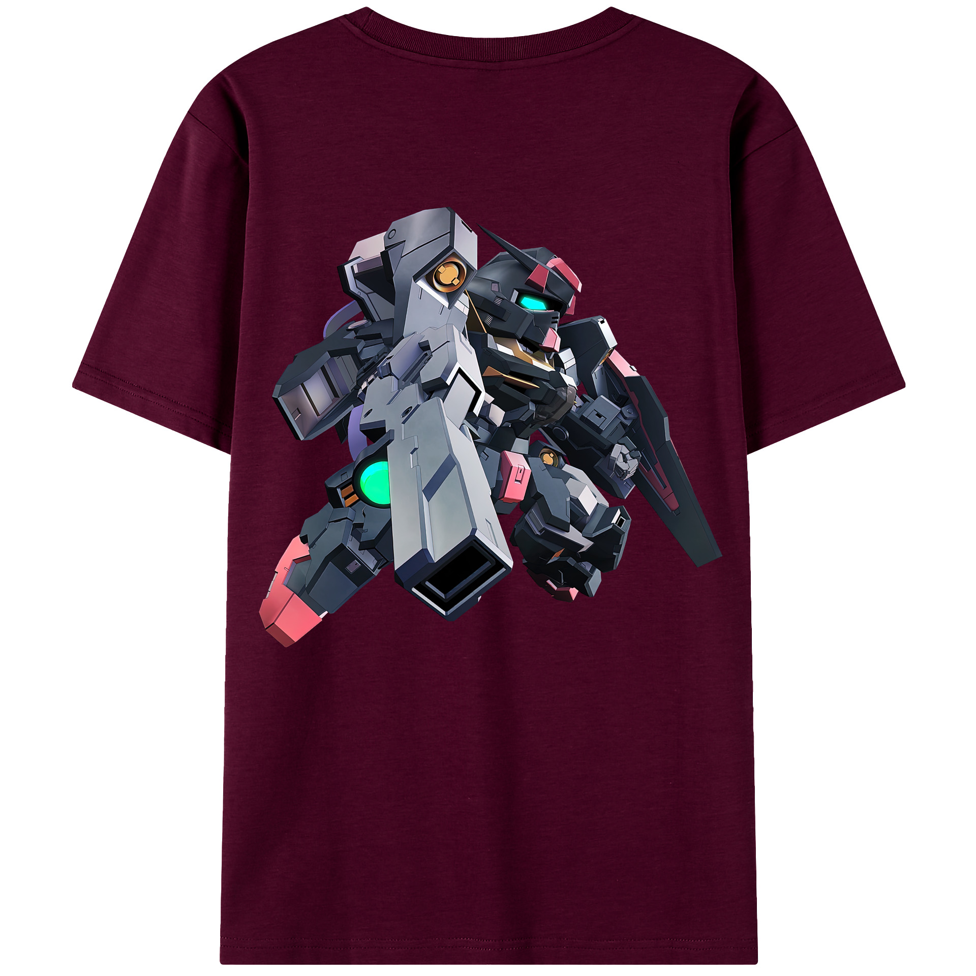 （画像用） 機動戦士ガンダム Mobile Suit Gundam レディース半袖Tシャツ(バックプリント)